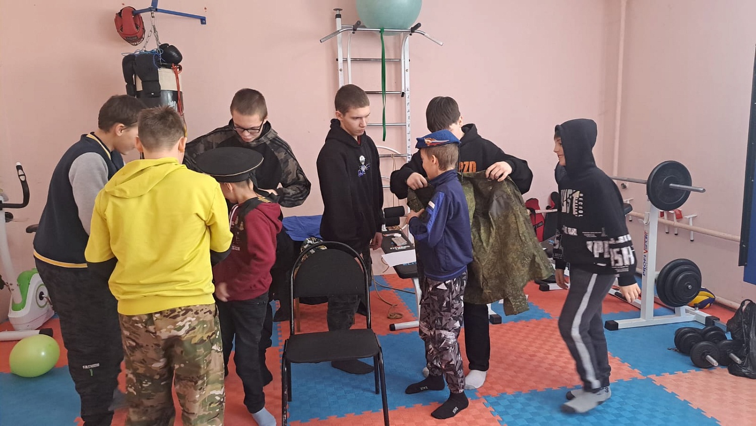 Спортивное мероприятие, посвящённое "Дню защитника Отечества"